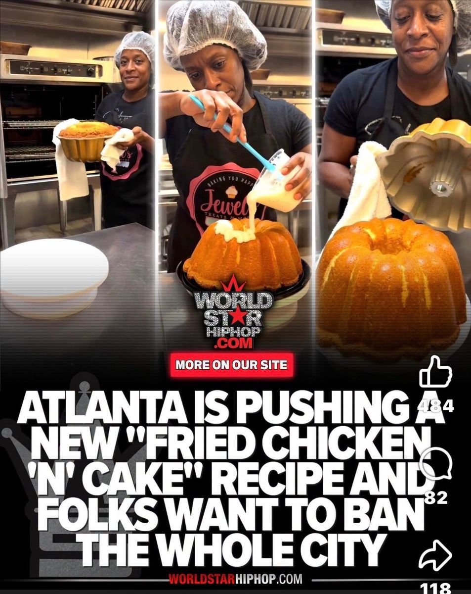 WorldStar Hip Hop post about the cake